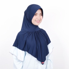 Kerudung Zoya Jilbab Instan - Kalila Nalanie Navy