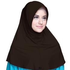 Kerudung Zoya - Marsha HX Casual warna Dark Brown