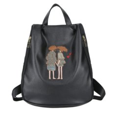 KGS Tas Ransel Wanita Casual Kerja Lover - Hitam