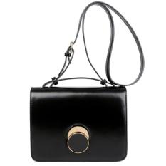 KGS Tas Selempang Wanita Impor Mini Casual Formal Elegant Lock Sling Bag - Hitam