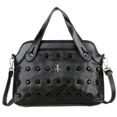 KGS Tas Selempang Wanita Studded Mini Tote Bag- Hitam