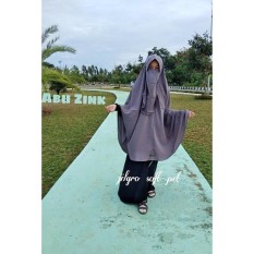 Khimar Hijabuna - Hijab atau Jilbab Instan Bergo Selutut XL Soft Pet