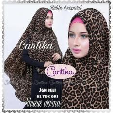khimar syari PET LEOPARD NON PET ori cantika