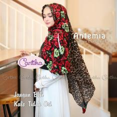khimar syari PET LEOPARD ROSE ori cantika