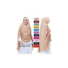 Khimar Syari Rempel Ananta Bahan Sifon Ceruty Hijab Jilbab Kerudung