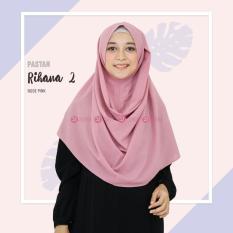 Khimar Zizara Rihana 2 Rose Pink - Hijab Kerudung Khimar Jilbab Syari