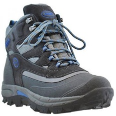 Khombu Mens Armada Hiker Medan Cuaca Rated Musim Dingin Boots Snow Gray/Biru-Intl