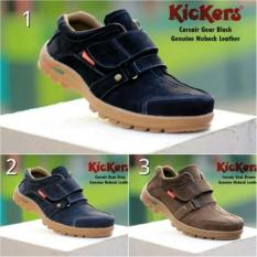 Kickers Corazair Kulit Nubuk Asli / Sepatu Casual / Grosir Sepatu Casual