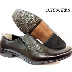 Kickers Sepatu Kulit Sepatu Kerja Formal Pria K-656AD - Hitam