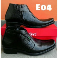 kickers sepatu PDL pantofel tinggi pria kulit sapi asli formal kerja resmi