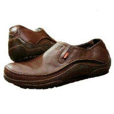 Kickers Sepatu Slip on Boots Pria Kulit Asli Model KC 065 KPY - Kulit Jeruk