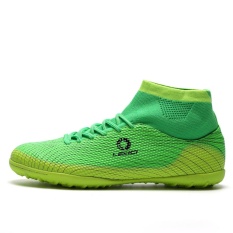 Anak-anak Sepatu Futsal Indoor Football Sepatu untuk Sock Football Boots Boys TF Turf Soccer Cleat Pelatihan Sneakers-Intl
