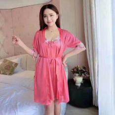Kimono Tidur Deep Flower Baju Tidur Kimono Wanita Murah Cantik Impor