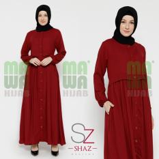Kinan Maxi Dress Baju Gamis Muslim Elegan Busui Cantik - Original Shaz