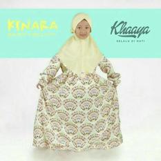 KINARA GAMIS SET BY KHAAYA/BABYYELLOW SIZE 5-6 TAHUN/MU Berkualitas