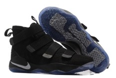 King James Men's Black Sports NBA Bsketball Shoe LeBron James Mid Top Soldier 11 Original Sneakers 2017 FMVP (40-45) - intl