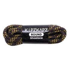 KipzKapz Shoelace - RS12 Brown Yellow Blue 160cm - Tali Sepatu Bulat / Round