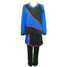 Kira Sports Baju Olahraga Muslim Wanita / Baju Senam Muslim Wanita YO503-Blu, 4L - Biru