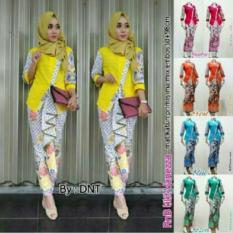 KLAN STORE - Setelan Kebaya Modern, Baju Murah, Batik Wanita, Baju Wanita, Batik, Kutu Baru, Baju Batik, Murah; Motif dan Warna Real Photo #Ukuran S, M, L dan XL