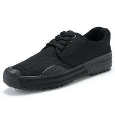 Klasik Sederhana Hitam Lapangan Proyek Digital Sepatu Karet Pelatihan Militer Sepatu (Hitam) sepatu pria Sepatu kulit Sepatu kerja sepatu formal pria