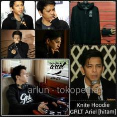 Knit Hoodie / Jaket Rajut Greenlight Ariel - Hitam - 57A3bc