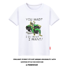 Kocok Sen Aliansi Avenger Rocky Rocky Baju Kaos Loki Saya Melakukan Apa Yang Saya Inginkan Lengan Pendek Pria (Putih)