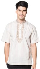 Koko Casual Bordir Kotak - Krem