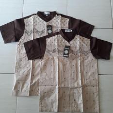 Koko Couple Ayah Anak Elegan Bordir
