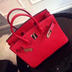 Tas Wanita Korea Fashion Style Baru Jinjing Tas Model Hermes Motif Kulit Imitasi