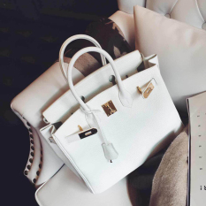 Tas Wanita Korea Fashion Style Baru Jinjing Tas Model Hermes Motif Kulit Imitasi