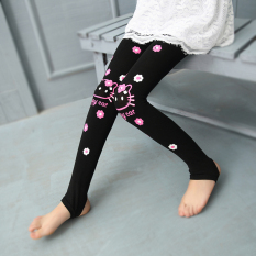 Korea Fashion Style katun anak-anak bagian tipis musim gugur celana legging anak perempuan (KT kucing model)