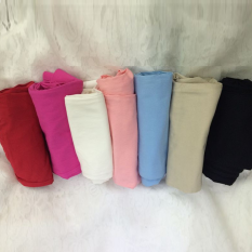 Korea Modis Gaya Katun Warna Polos Perempuan Celana Panjang Baru Kasual Celana (Dangkal Coklat Muda Warna)