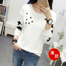 Kaos Korea Fashion Style Remaja Lengan Panjang Baju Dalaman Perempuan