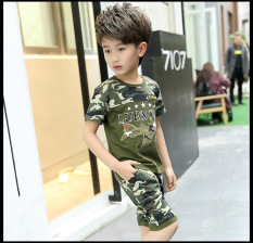 Korea Fashion Style Musim Panas Anak-anak Anak Laki-laki Di Busana Anak-anak (Pesawat Terbang)