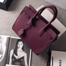 Korea Fashion Style Organ Tas Prada Tas Model Hermes Baru Tas Wanita (Ungu)