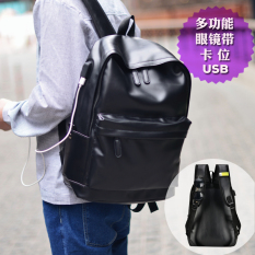 Gaya Korea fashion populer Winnie The Pooh Tas Ransel Pria casual Tas Tamasya ransel Tas laptop SMA mahasiswa Tas