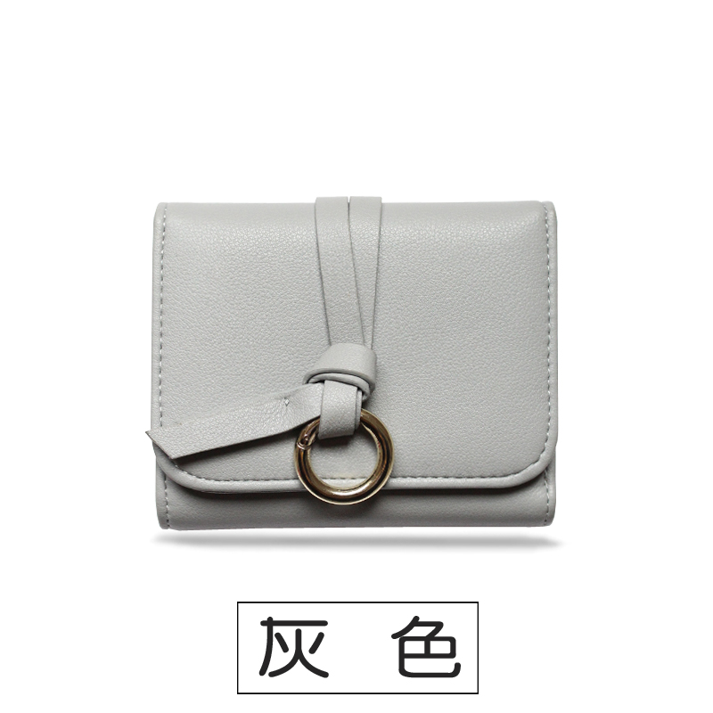 Korea Modis Gaya Perempuan Tiga Lipat Dompet Dompet Wanita (Abu-abu) (Abu-abu) Korea Modis Gaya Perempuan Tiga Lipat Dompet Dompet Wanita (Abu-abu) (Abu-abu)