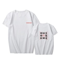 Korea Modis Monsta X Album Baru Kode Dramarama Katun Kaus Kaus Kaus PT642 (Putih)-Internasional