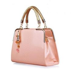Korea Lady Wanita Kulit PU Tas Bahu Tas Purse