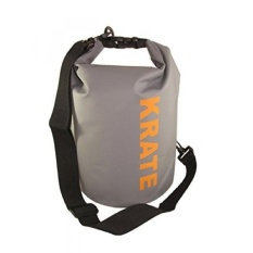 KRATE 5L Air-Proof Dry Bag dengan Roll-Top Closure dan Removable/Adjustable Tali Bahu, Roda Gigi Tetap Kering Saat Kayak, Kano, Berperahu, Memancing, Snowboarding, Snorkeling, Rafting (Tunggal)-Intl