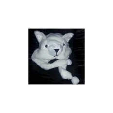 Kucing Anggora Peak Nose Animal Hat Topi Boneka
