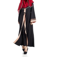 Kuhong Pakaian Islami Pakaian Wanita Muslim Lengan Panjang Lebih Tahan Dr Kardigan Arab Abaya Kaftan Gamis-Intl