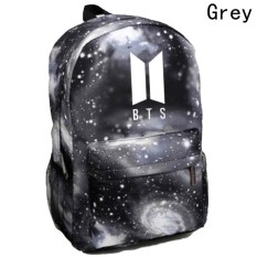 Kuhong KPOP BTS Bangtan Boys ALBUM Logo Tas Backpack Unisex Rucksack Bahu Schoolbag-Intl