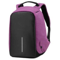 Kuhong USB Charge Antarmuka Ransel Laptop Perjalanan Notebook Pria Tas Bahu Wanita-Intl