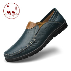 Kota Camel Sepatu Kulit Kacang Kulit Pria Sepatu Pijakan Empuk Ringan