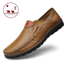 Kota Camel Sepatu Kulit Kacang Kulit Pria Sepatu Pijakan Empuk Ringan