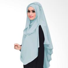 Kus Group Hijab Oki Panjang Kerudung Syari Biru
