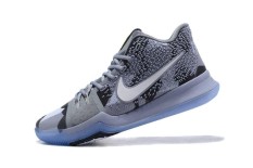 Kyrie 3 Grey 2014 Sepatu Keranjang Pria NBA Semua-Bintang MVP Kualitas Tinggi Pria Sepatu Keranjang NBA sepatu Resmi Sneakers Asli Olahraga-Internasional