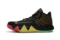 Kyrie Irving Pria NBA Asli Kyrie 4 EP Boston Celtics #11 Sneckers Keranjang Sepatu (Hitam) -Internasional