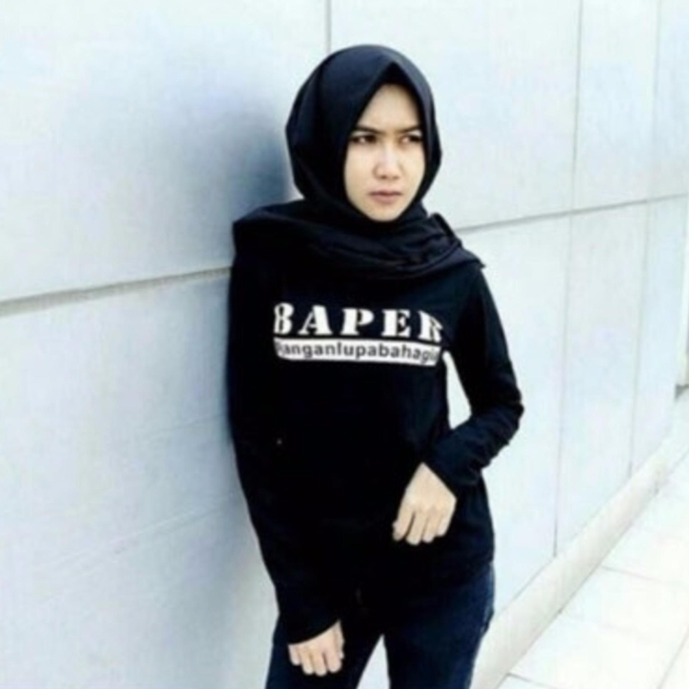 Labelledesign Blouse BAPER JANGAN LUPA BAHAGIA HITAM